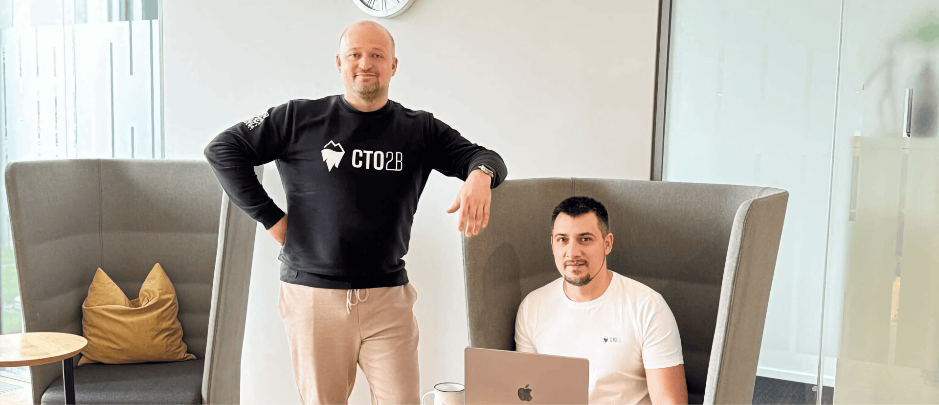 CTO2B secures &euro;1 million pre-seed to automate DevOps on cloud infrastructure. Founders Aleksej Trofimov and Andrius Bagdonavicius